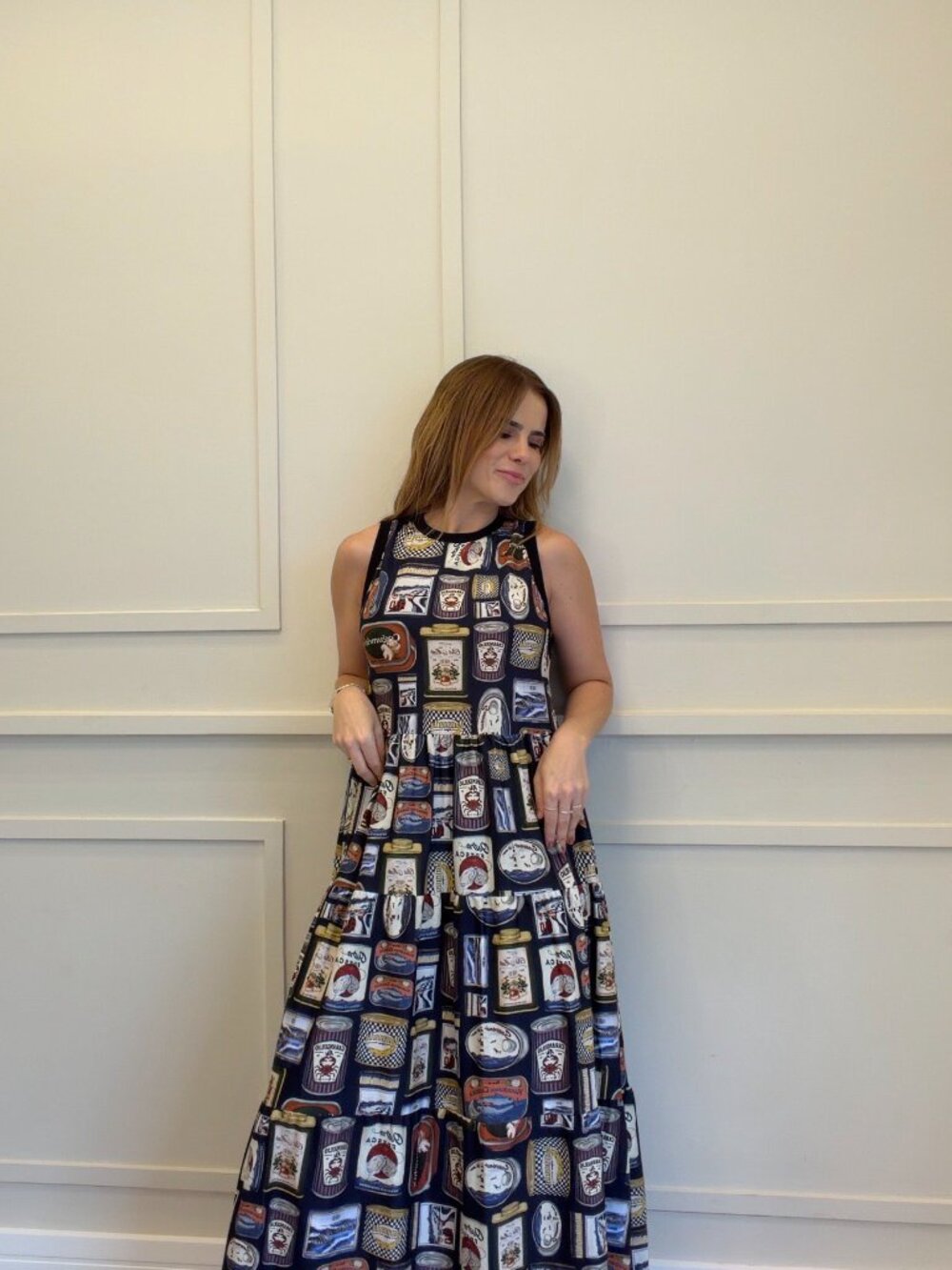 FARM Rio Marias Iguarias Print Dress (Size S) - Picture 5 of 7